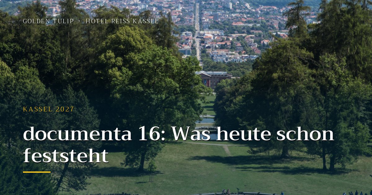 Blick vom Bergpark Wilhelmshoehe ueber Kassel